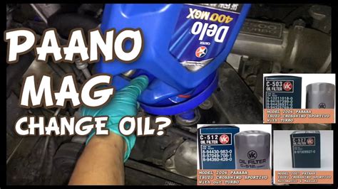 Paano Mag Change Oil On ISUZU Crosswind .